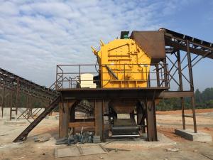 China Low Noise Horizontal Impact Crusher Stone Crushing Equipment 300 T/H Capacity factory