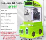 Green Children's Doll Machine Arcade Game Mini Claw Factory Direct Sale