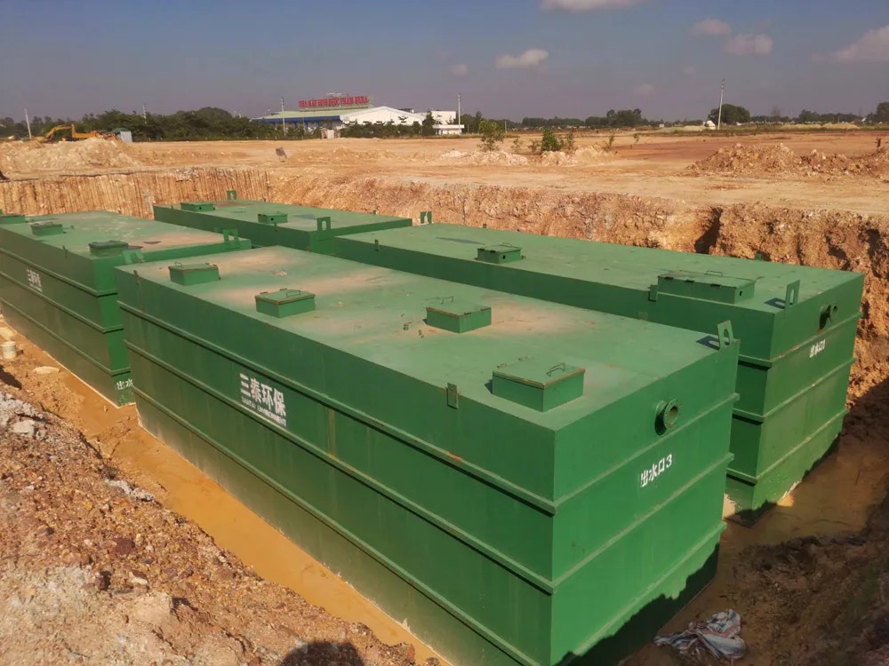 Industrial Wastewater Treatment Equipment , Underground Containerised Sewage Plant