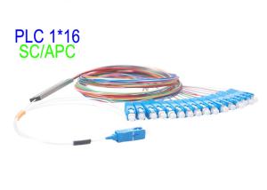 China Powered FTTH Passive Fiber Optic Splitter UPC 0.9mm 55 DB Return Loss factory