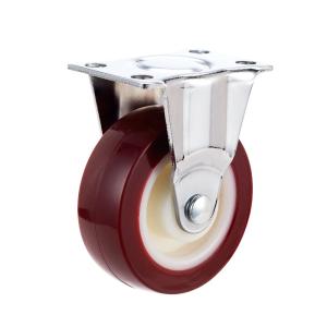 China Light Duty PU Furniture Casters , Polypropylene Caster Wheels Customized factory