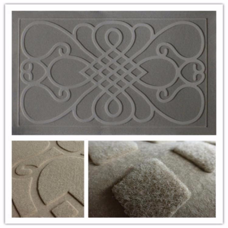 WELCOME embossed brushed polyester door mat
