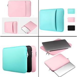 China Casual Neoprene Laptop Sleeve Bag Rusable Zipper Closure For Apple Ipad MacBook factory