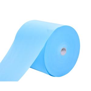 China Dyed Pp Spunbond Non Woven Fabric For Mattress Box Spring Cover In 70gram Jumbo Rolls factory