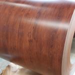 508MM Wooden Pre-painted Galvalume Steel Sheet In Coil PPGL steel coil CGCH