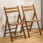 Foldable Nordic Design Wood Chair for Dining in Restaurants and Hotel Environmen