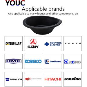 Rock Hammer Hydraulic Breaker Diaphragm Black Membrane Rubber Fabric Diaphragm