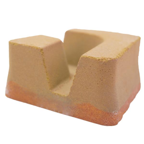Long Polishing Life Magnesite Silicon Carbide Bonded Frankfurt Grinding Block