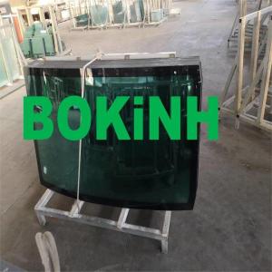 China 353-1937 Caterpillar Excavator Replacement Glass Cab Left Door Rear Position NO.4 5MM factory