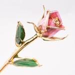 Wholesale OEM/ODM Real Preserved Rose Dipped In Gold Rose 24k Gold Roses