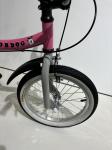 Pink 1 Speed Hard Carbon Steel Frame Childrens Training Wheel Bikes For Little