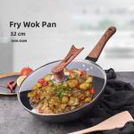 Factory Wholesale Cooking Cookware Black 32cm Multiple Styles Non Stick Iron