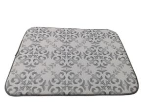 China Essentials Microfiber Dish Drying Mat 20 X 15 Inch Kitchen Counter Mats factory