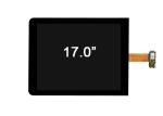 Grey Glass Capacitive Multi Touch Screen PCT 17 Inch ITO Sensor Glass