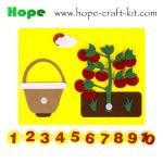 Felt DIY Material Kids Toddler Children Numbers Education Kits Teaching Aids