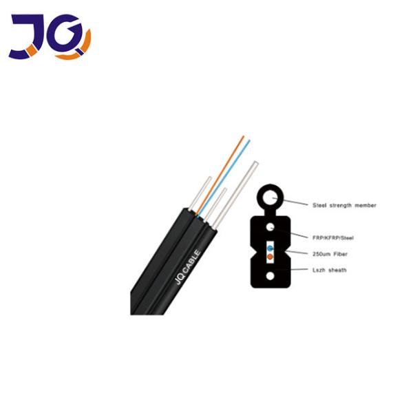 ROHS FTTH 2 Core Outdoor Drop Cable G657A For Network