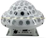 DMX512 Crystal Magic Ball Stage Light Dj Light Bar 6x3W 12CH 220x220mm