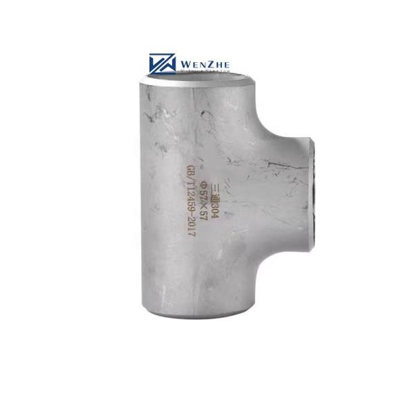 1"-4" DN25-DN100 Forged Stainless Steel 304 316 Round Tee Welding SCH40S ASTM