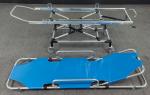 Aluminium Alloy First Aid PU Leather Patient Transfer Trolley Separable