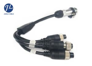 China Custom 7 Pin Reversing Camera Extension Cable For Truck Trailer Rv Camera System factory