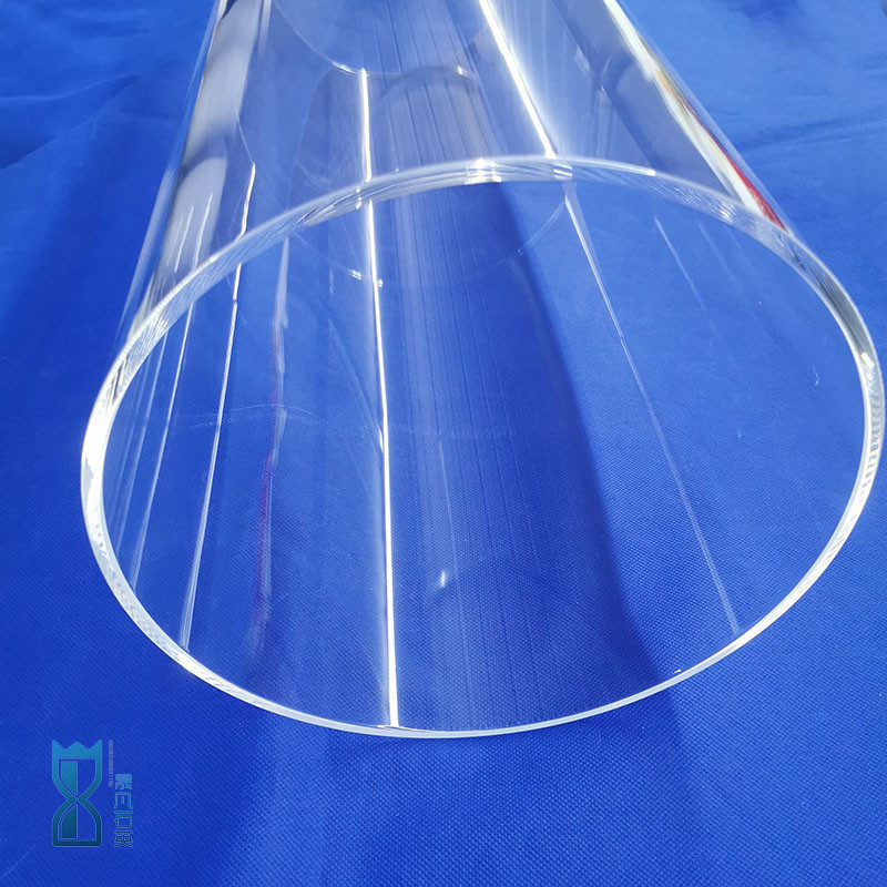 Heat Resistant Quartz Glass Cylinder Fused Silica Transparent Quartz Tubes