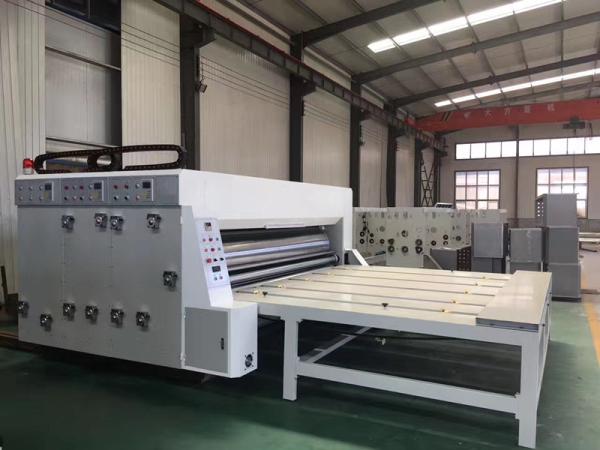 Chain Type Printing Slotting Die Cutting Machine , Easy Operation Corrugated