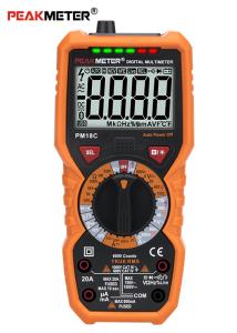 China True RMS Handheld Digital Multimeter AC / DC Voltage Resistance Measurement factory