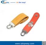 Portable 16gb black leather usb flash drive for gifts and promotion memory card