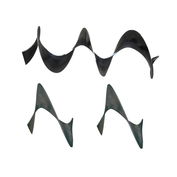 Continuous Cold Rolled Flight Sus304 Spiral Blade Centerless Screw Ground Shaftless
