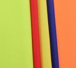 Pu Coated Polyester Pongee Fabric , 300T Polyester Satin Fabric Heat Resistance