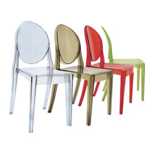 China YLX-2011 Stackable Clear Resin Plastic Chiavari Ghost Chair factory