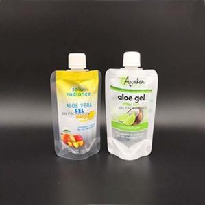 China 30ml 50ml Liquid Packaging Plastic Bag Fruit Juicy Jelly Pouches With Spout factory