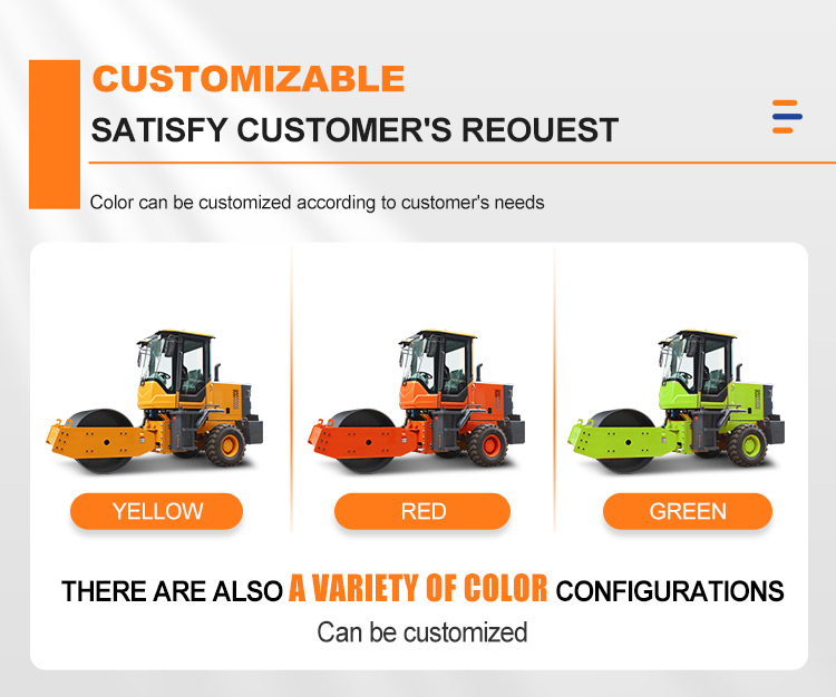 Double Drum Ride-On Road Roller with 1100mm Drum Diameter YUNNEI Engine and Affordable