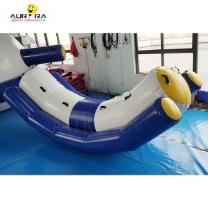 China Custom Color PVC Inflatable Water Seesaw Double Rocker Water Toy factory