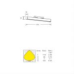 8W 18W 24W LED Lighting Modules Magnetic LED Light 110 Deg Beam