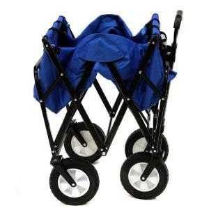 China Collapsible Wagon Cart With Silent Wheels And Heavy Duty Utility For Shopping Beach Sports Fishing factory