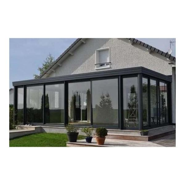 Four Season Solarium Glass Sunrooms With Green Glass Color And Customized Roof
