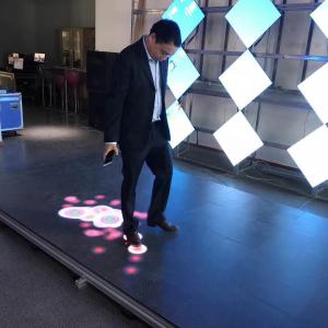China Best price p3.91floor tile LED display p3.91/P4.81/p6.25 disco dance LED floor display interactive dancing floor screen factory
