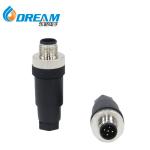 Circular Multipin Connectors Custom 4 5 8 12 17 Pin Male Female Socket Metal
