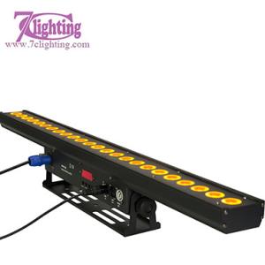 China 24x15W RGBWA LED Wall Washer Dmx control 24LED RGBWA Wash BAR factory