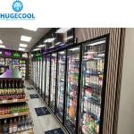 Online Service Glass Door Walk In Cooler For Vegetable Fruit Refrigerator