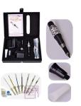 Pre-sterilized Deluxe Mosaic Eyeline Permanent Makeup Machine Kit with Tattoo