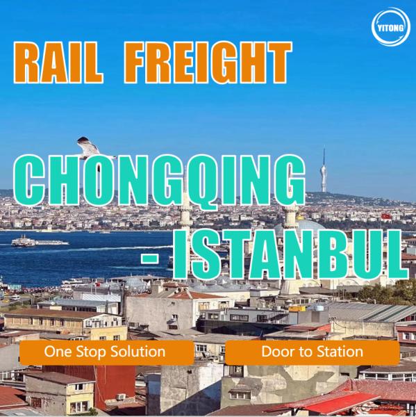 China Rail Freight Shipping From Chongqing To Istanbul, Turkey factory