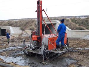 China XPL-20 Single , Double Pipe Crawler Drilling For Jet - Grouting Full Hydraulic factory