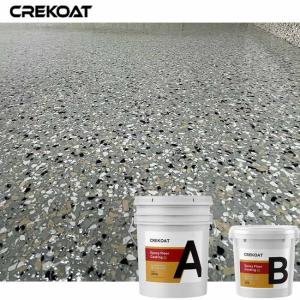 Anti Slip Flake Epoxy Coating Garage Epoxy Resin Flooring With Flakes