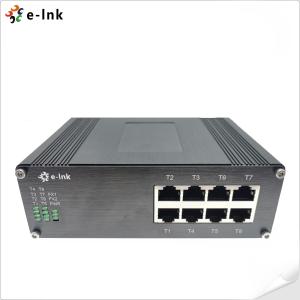 China Unmanaged Ethernet Industrial PoE Switch 8 Port Gigabit RJ45 factory
