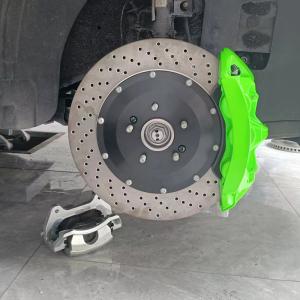 China Monoblock Kia K5 Brake Caliper 6 Piston Calipers Green Color factory