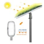 100w 150w Solar Powered Street Lamp Aluminum Alloy Smart Cob Unibody