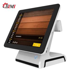 15" Dual Touch Screen POS Solution with Flat Capacitive Screen and Main Screen