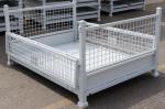 IBC Foldable Pallet Container Stackable Pallet Cage 50 * 50mm Wire Size